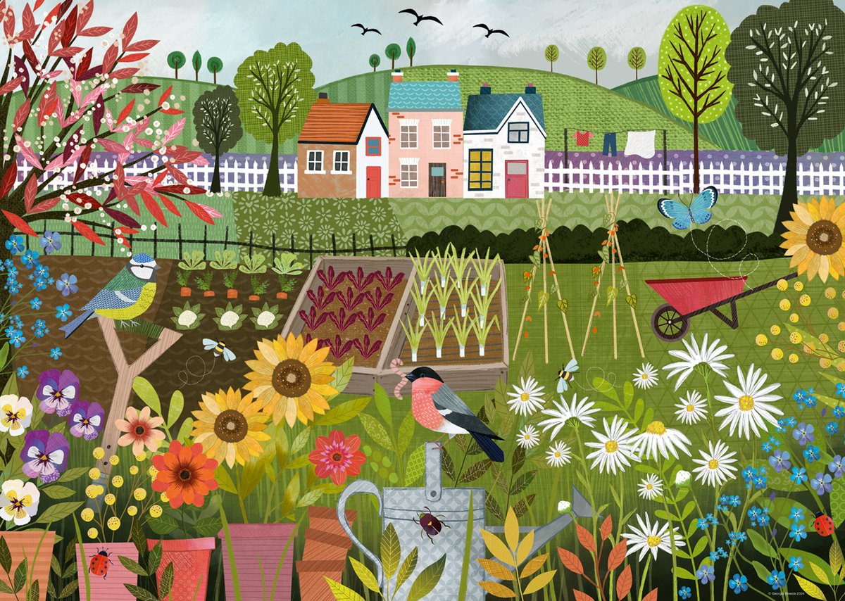 Ravensburger Puzzle Garten-Zuteilung – 1000-teiliges Puzzle für Erwachsene.