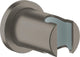 Grohe Rainshower Wandbrausehalter – rund – Softgraphit (mattschwarz) – 27074al0