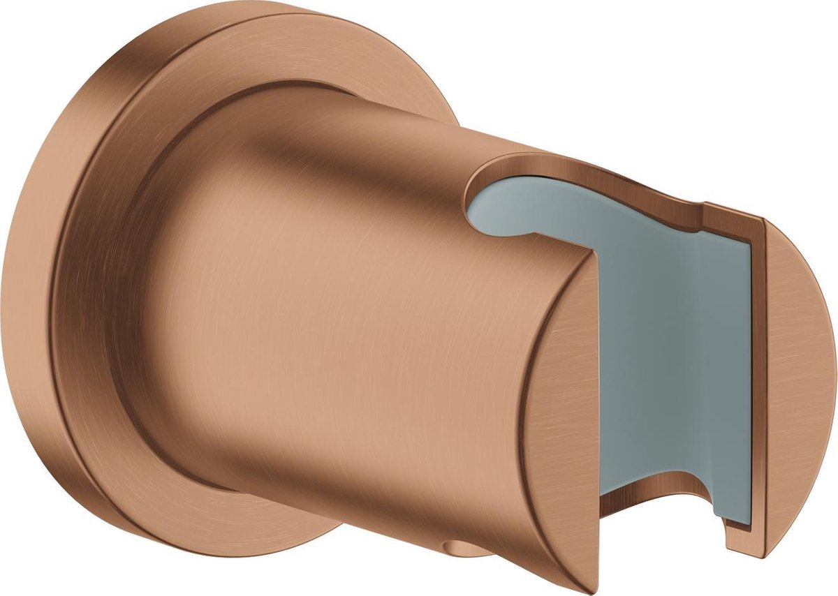 Grohe Rainshower-Wandhalter – rund – Sunset Gold (Mattbronze) – 27074dl0