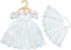 Puppen Hochzeitskleid mit Schleier, 35-45 cm