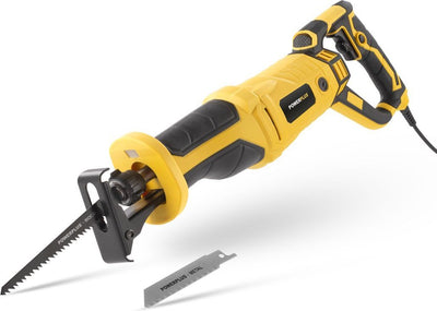 Powerplus Elektro-Säbelsäge powx03971 – 900-W-Sägemaschine – 2600 min-1 – Werkzeuge mit 2 Zubehörteilen.