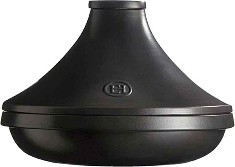 Emile Henry Tajine Delight – ø275 mm – geeignet für Induktionsherd – schwarzer Deckel