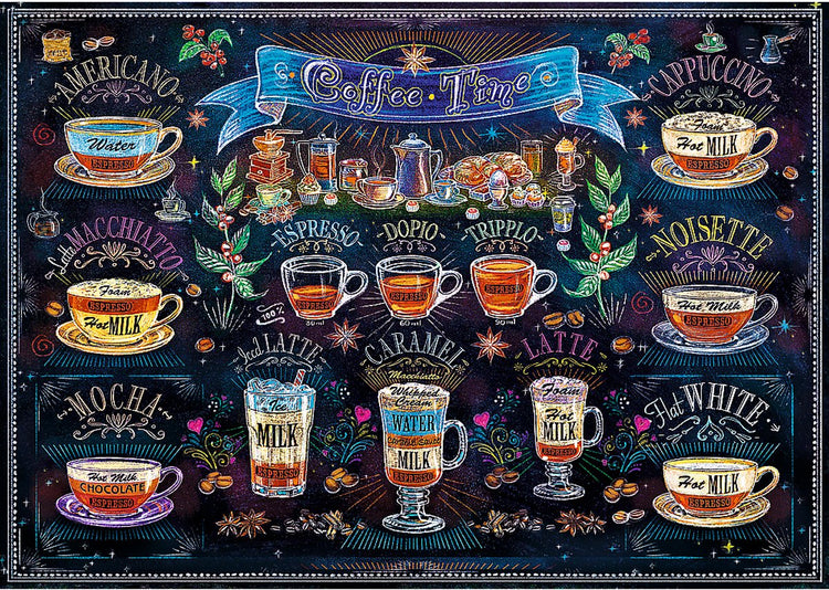 Trefl Puzzle „Kaffeezeit“ 500 Teile – Puzzle für Kaffeeliebhaber.
