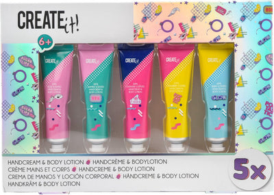 Erstelle es! Handcreme und Körperlotion Poptastische Mädchen 5-Stück