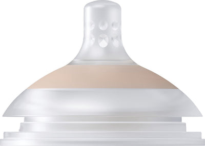 Difrax lovi mammafeel dynamischer Flaschensauger – 9+ Monate – schnell – rosa – 1 Stück