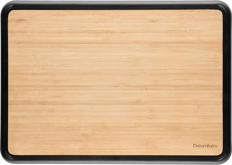 Dreamfarm - Fledge Bamboo großes Schneidebrett - Bambus - braun -