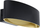 Eglo Maccacari Wandleuchte - 1 Licht - LED - Schwarz - Gold