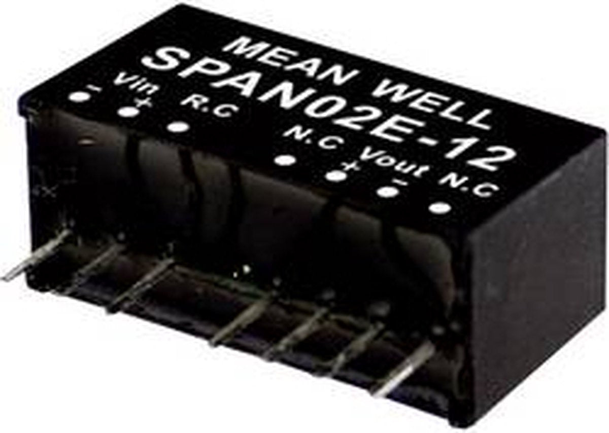 Mean Well Span02A-03 DC-DC-Wandlermodul 500 mA 2 W Anzahl der Ausgänge: 1 x Inhalt 1 Stück(e)