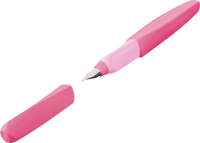 Pelikan Füllfederhalter Twist - Beerenrosa - inkl. 2 zusätzliche Patronen