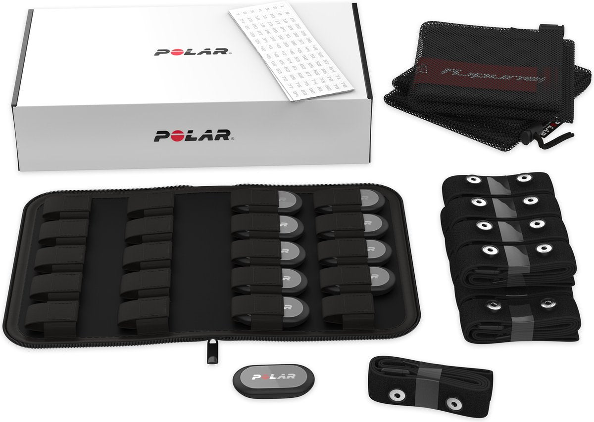 Polar h9 – Herzfrequenzsensoren 10 Kit mit schwarzem Brustgurt XS-S