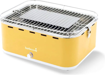 Barbecook Carlo - Tischgrill - Holzkohlegrill - inkl. Grill Tragetasche – sonnengelb – 44 x 33 x 21 cm