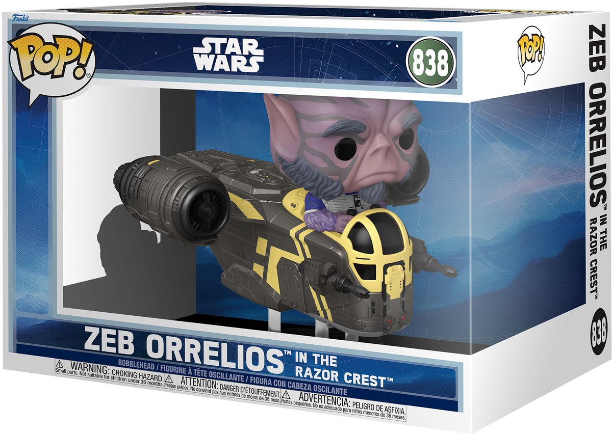 Funko Star Wars Zeb Orrelios im Razor Crest Vinylfigur 838 Unisex Pop! - neutral - Standard
