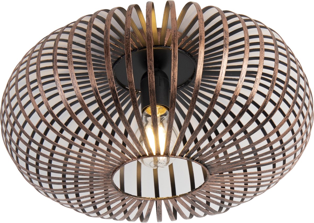 Trio Johann - Pfalundlampe - Kupfer antik - exkl. 1x e27 60w - T: 40cm