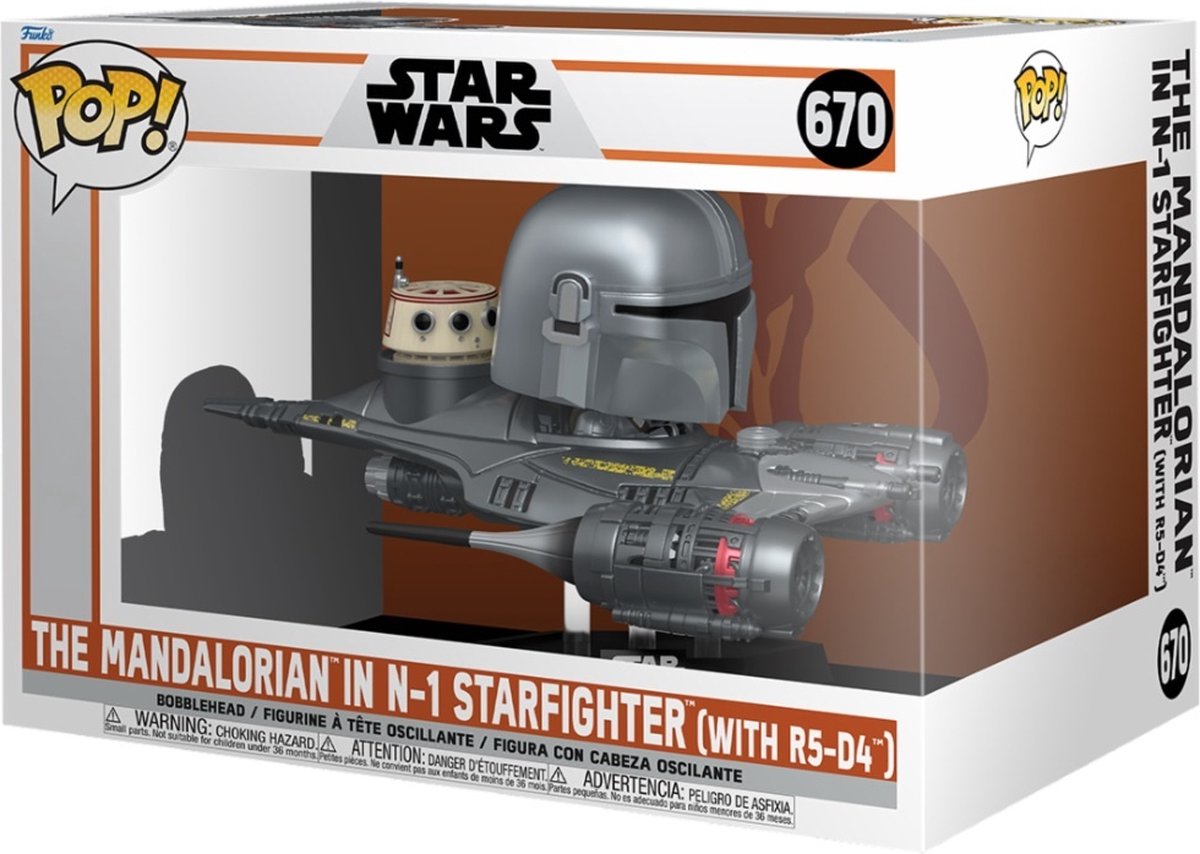 Funko Pop Ride: Der Mandalorianer in N-1 Starfighter – Pop #670