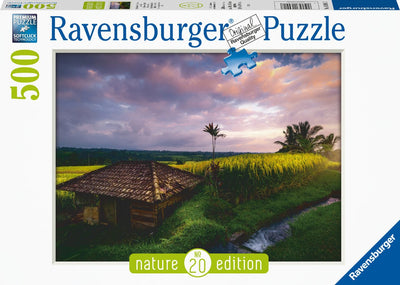 Ravensburger Puzzle Reisfelder auf Bali - Nature Edition - Puzzle - 500 Teile