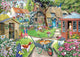 House of Puzzles Puzzle Bloomin mit wunderschönen 500 XL-Blumenstücken.