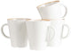Gimex Linea Line Becher - Gold - 350 ml - 4 Stück