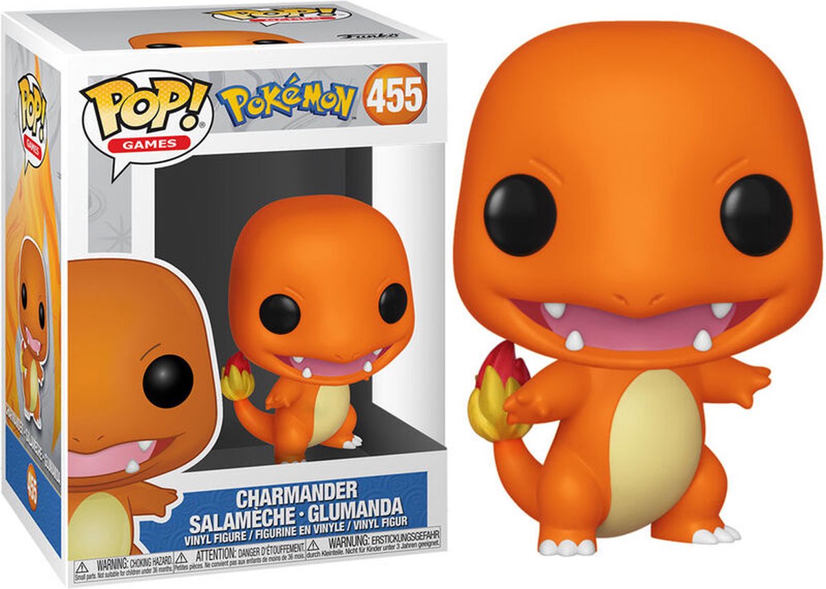 Funko-Pop-Spiele: Pokémon – Charmander – Pop #455