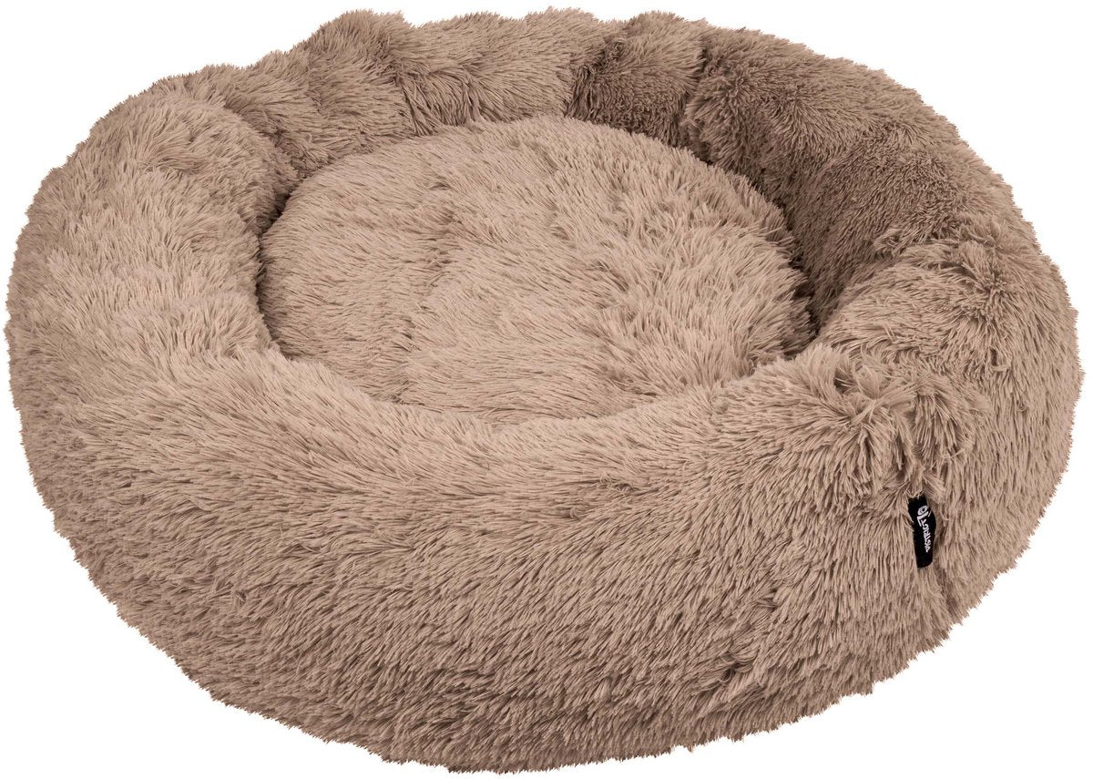 District 70 Fuzz Donut Hundebett – Mocca – extra groß ø 100 cm