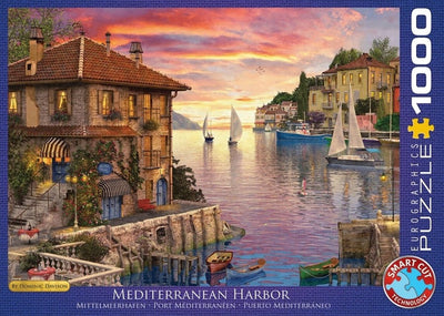 Eurographics – Mittelmeerhafen – Dominic Davison – 1000 Teile 68×48 cm (B×H) – Puzzle