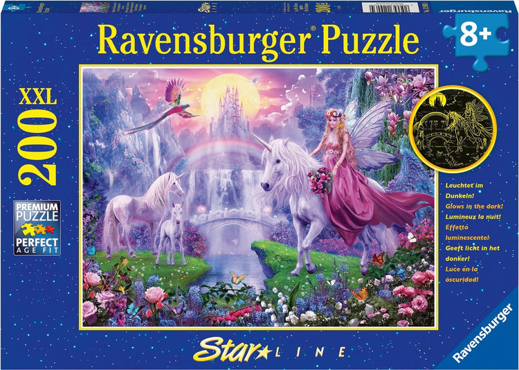 Ravensburger - Magische Einhorn -Nacht 200 Stücke xxl