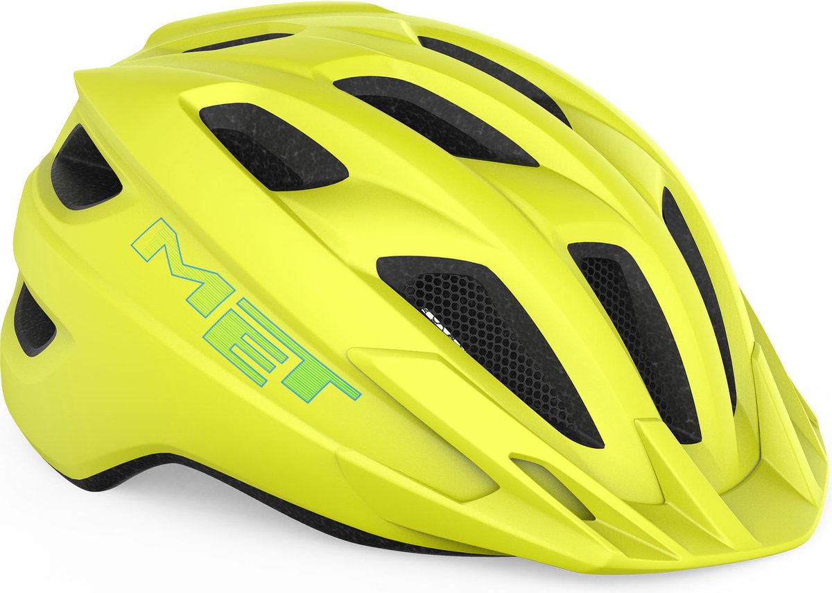 Mit Crackerjack Fahrradhelm Jungen Mädchen - Fahrradhelm Kinder - Größe Unisize (52-57cm) - Limette matt