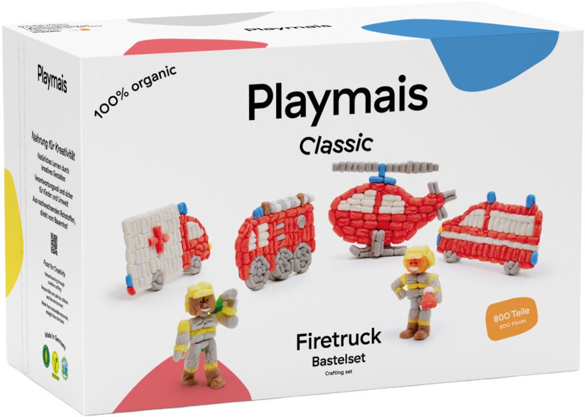 Playmais klassische Feuerwehr – 800 Stk.