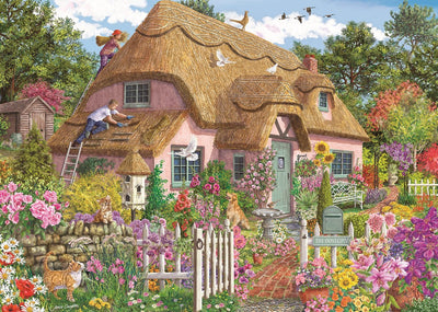 Falcon Jumbo-Puzzle, 1000 Teile, luxuriöse Landschaftsblumen.