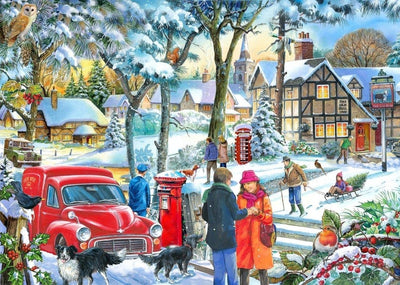 House of Puzzles Puzzle Winterwünsche 1000 Teile Pappe.