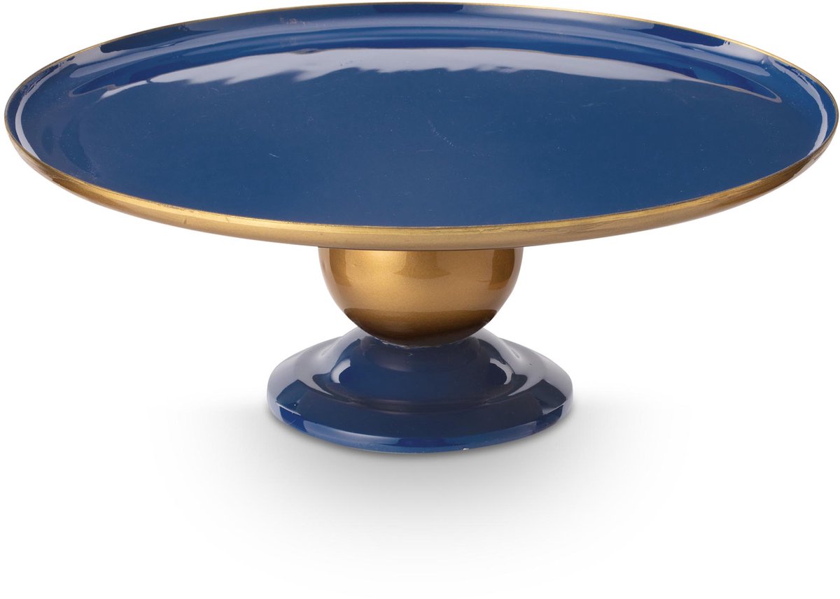 Pip Studio Servierschale rund – Obstschale – Marinegold – 32 x 12,5 cm