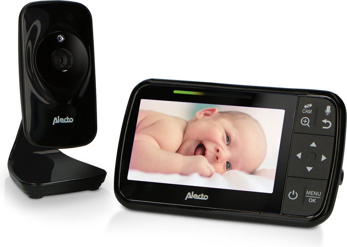 Alecto dvm149 – Babyphone mit Kamera – Temperaturanzeige – Schwarz