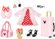 Jakks Disney Ily, Disney Ily, jemals inspiriert von Minnie Mouse, Deluxe-Mode- und Accessoires-Paket