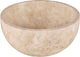 Differnz Lodi Waschbecken – 38 cm – polierter Naturstein – Beige