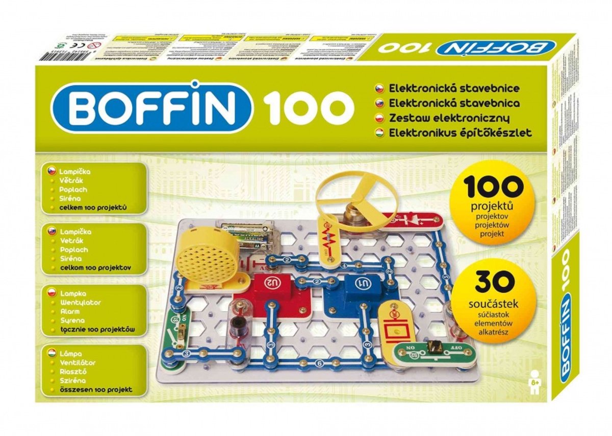 Boffin Elektrobausatz 100 Experimente – Lernspielzeug für Kinder ab 8 Jahren