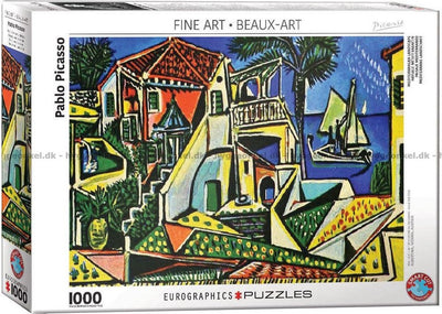 Eurographics – Mittelmeerlandschaft [paysage méditerranéen] – Pablo Picasso – 1000 Teile 68×48 cm (B×H) – Kunstpuzzle