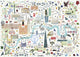 Gibsons – Karte von London (von Josie Shenoy) – 1000 Teile 49 x 68 cm (B x H) – Puzzle für Erwachsene