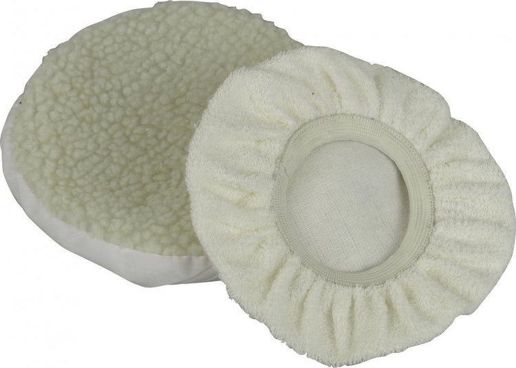 Carpoint Arpoint Poliervlies-Set ø245 mm – rau weich – 2 Stück – für Poliermaschine 1717304 – zum Polieren von Autoglanz