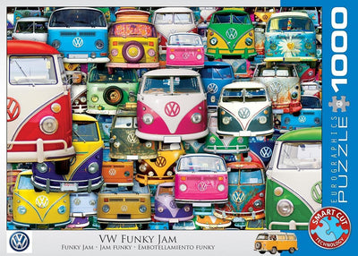 Eurographics Volkswagen - VW Funky Jam - 1000 Teile 68×48cm (B×H) – Puzzle