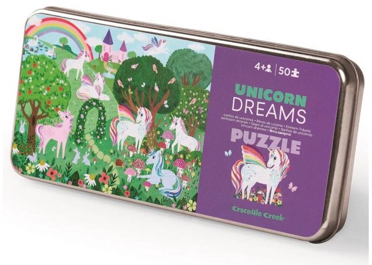 Crocodile Creek Puzzle Einhorn-Träume – 50 Teile