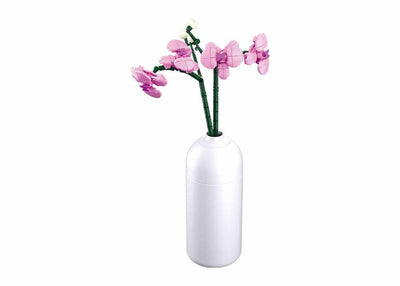 Sluban Orchidee Bauspielzeug für Kinder ab 12 Jahren – Konstruktionsspielzeug Modellbau – Baukasten mit 253 Bausteinen – M38-B1101-12
