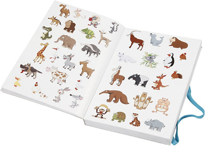Creativ Company Stickerbuch, Größe 11,5x17 cm, 1 Stück