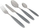 Gimex Besteck - Grau - Soft-Touch-Griff - 16-teilig
