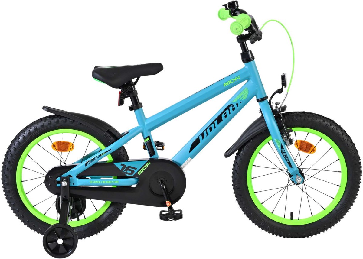 Volare Rocky Children's Bicycle - Jungen - 16 Zoll - Grün