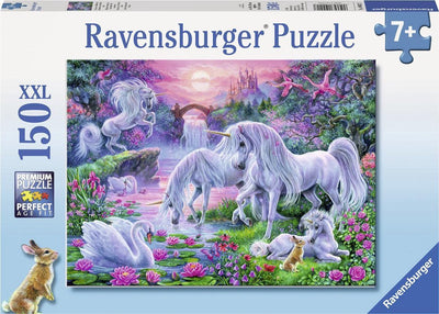 Ravensburger Einhörner im Sonnenuntergangshimmel - Puzzle mit 150 Teilen