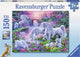 Ravensburger Einhörner im Sonnenuntergangshimmel - Puzzle mit 150 Teilen