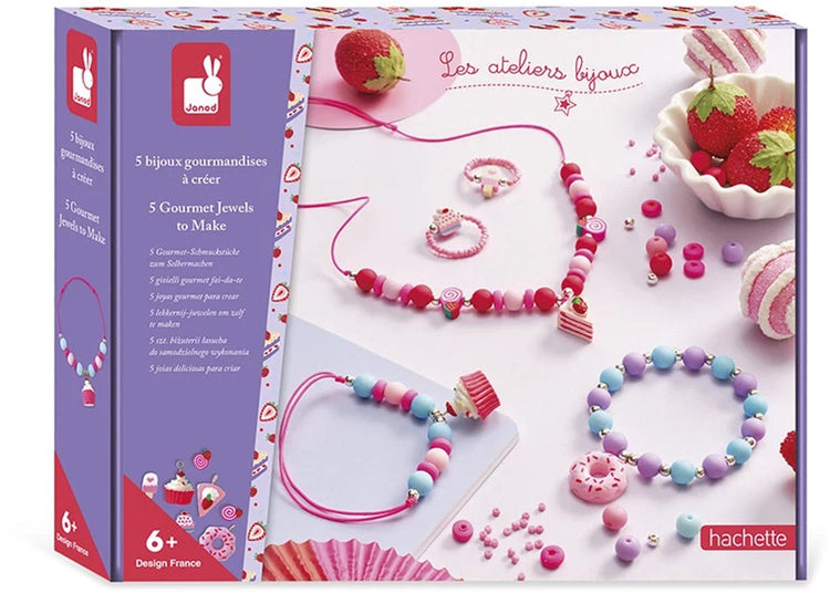 Janod – les ateliers bijoux – 5 Armbänder zur Gourmet-Schmuckherstellung