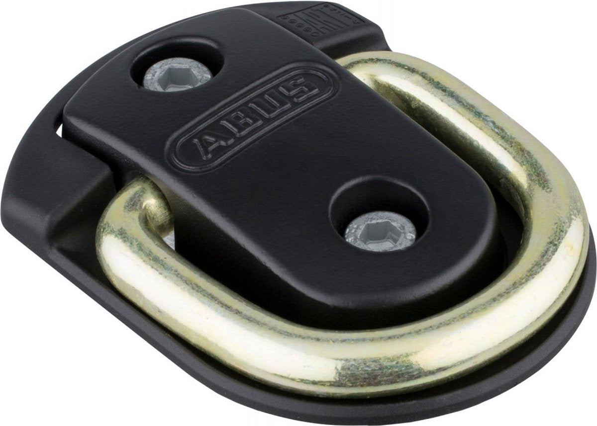 Abus WBA75 Wall-Floor Anchor Lock - Schwarz, 14mm dick, extrem hoher Widerstand, geeignet für Kettenschloss #AbusWBA75