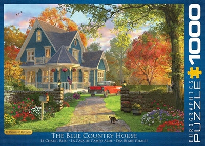 Eurographics – Das blaue Landhaus – Dominic Davison – 1000 Teile 68×48cm (B×H) – Puzzle