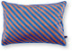 Pip Studio Dekokissen Block Stripes – Kissen für das Wohnzimmer – Blau – 35x50cm
