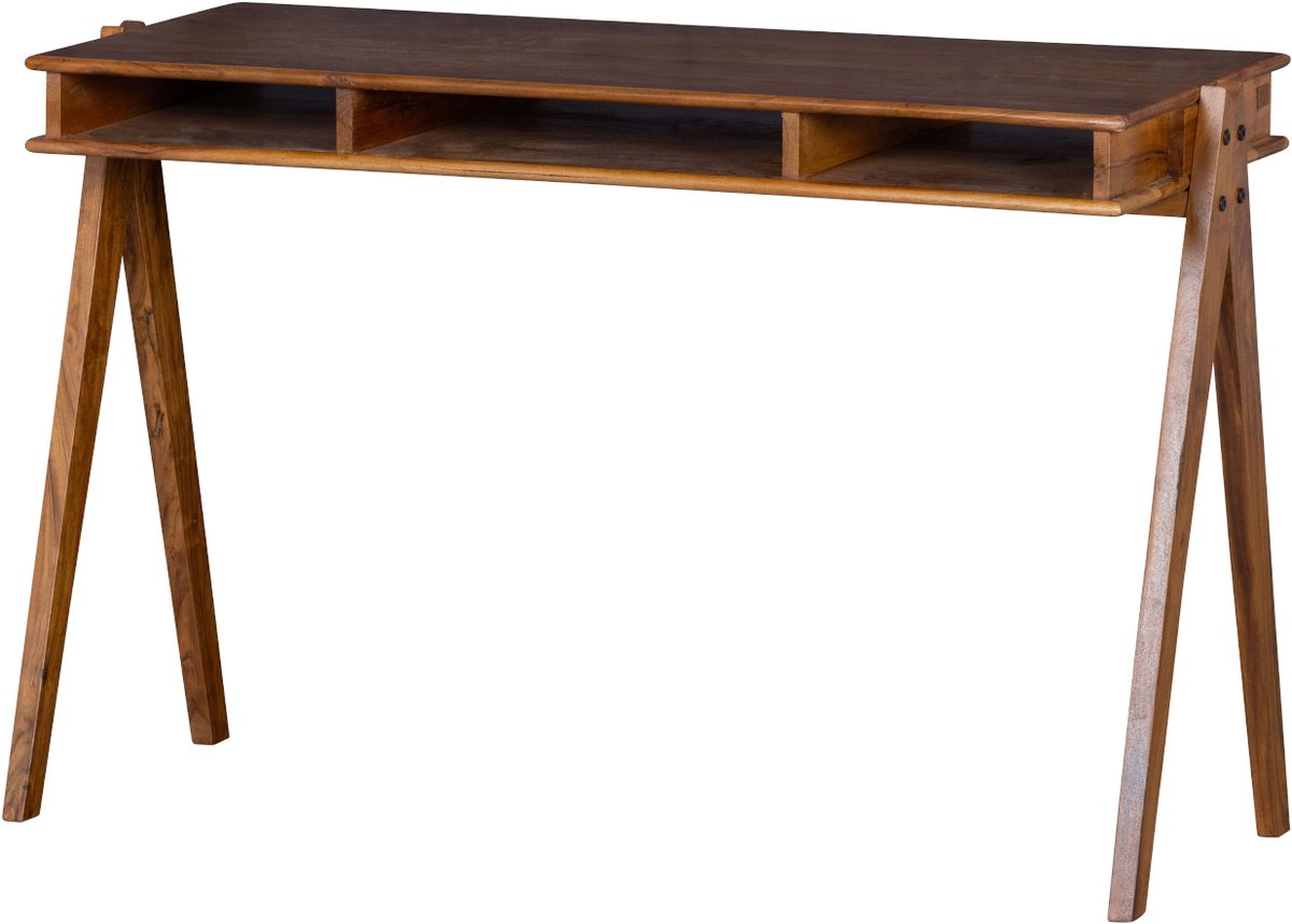 Holzfachschreibtisch - Holz - Braun - 78x120x50